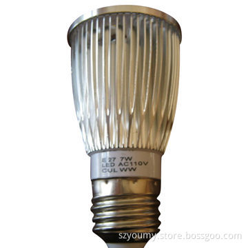 E27 E26 7W Warm White LED Lights, Spot Bulb, 3,500K Lamp AC 110V 120V